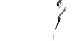 Anime girls minimalistic white