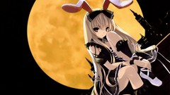 Anime girls misaki kurehito animal ears soft shading bunny ears