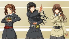 Anime girls morishima haruka nakata sae kamizaki risa Amagami SS