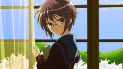 Anime girls nagato yuki the melancholy of haruhi suzumiya 