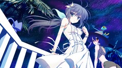 Anime girls nanao naru kokonobi summer dress neko