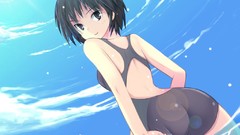 Anime girls nanasaki ai school swimsuits Amagami SS
