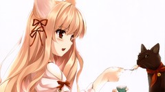 Anime girls nekomimi