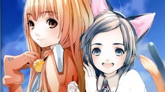 Anime girls nekomimi animal ears Asobi ni Iku yo! Eris