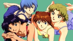 Anime girls neon genesis evangelion
