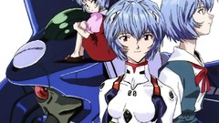 Anime girls neon genesis evangelion ayanami rei