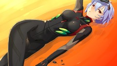 Anime girls neon genesis evangelion ayanami rei bodysuits 