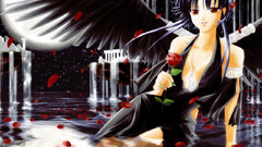 Anime girls night sky