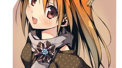 Anime girls orange hair Kantoku (artist) Miyaguchi Kei