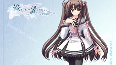 Anime girls oretachi ni tsubasa wa nai Simple Background