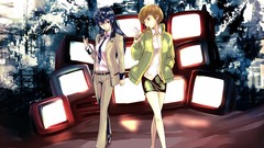 Anime girls persona 4 satonaka chie shirogane naoto video games