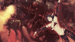 Anime girls pixiv fantasia bikini top long ears