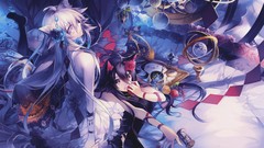 Anime girls pixiv original characters scans