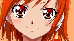 Anime girls precure redheads orange eyes Pretty Cure Smile 