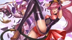 Anime girls Priscilla Gun x Sword