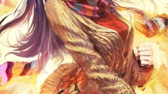 Anime girls purple hair op-center original characters