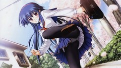 Anime girls purple software Aizawa Nadeshiko Haruiro Ouse