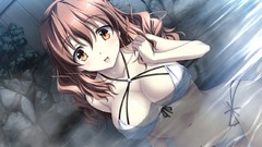 Anime girls purple software game cg