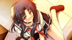 Anime girls purple software game cg makoto