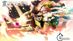 Anime girls reiuji utsuho touhou video games