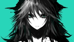 Anime girls reiuji utsuho touhou video games Simple Background