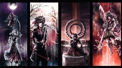 Anime girls remilia scarlet reiuji utsuho touhou saigyouji 