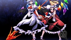 Anime girls remilia scarlet touhou flandre scarlet video games