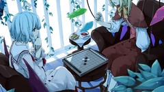 Anime girls remilia scarlet touhou flandre scarlet video games