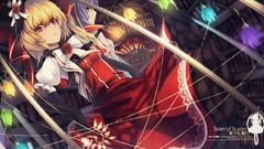 Anime girls remilia scarlet touhou flandre scarlet video games