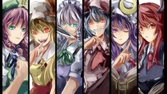 Anime girls remilia scarlet touhou izayoi sakuya flandre 