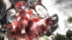 Anime girls remilia scarlet touhou izayoi sakuya polychromatic