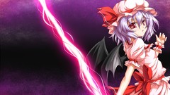 Anime girls remilia scarlet touhou video games