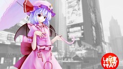 Anime girls remilia scarlet touhou video games