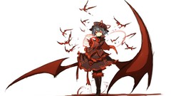 Anime girls remilia scarlet touhou video games Shirogane Usagi 