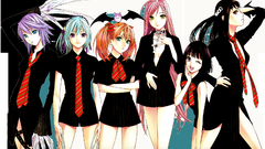 Anime girls rosario to