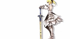 Anime girls saber lily