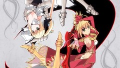 Anime girls saber lily fate series Fate/EXTRA Saber Extra