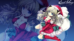 Anime girls Santa outfit