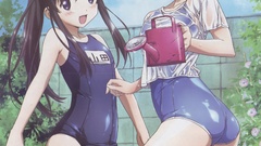 Anime girls school swimsuits