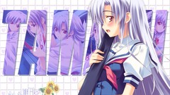 Anime girls school uniforms