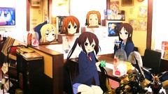 Anime girls school uniforms akiyama mio k - on nakano azusa 