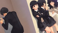 Anime girls school uniforms ayatsuji tsukasa tanamachi kaoru 