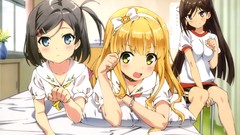 Anime girls school uniforms azuki azusa gym uniforms Hentai 