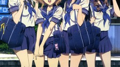 Anime girls school uniforms hanasaku iroha matsumae ohana 