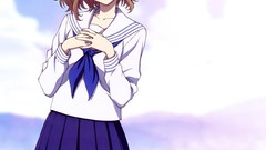 Anime girls school uniforms hanasaku iroha matsumae ohana 
