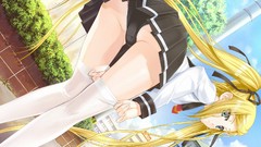 Anime girls school uniforms happoubi jin Kanojo x Kanojo x 