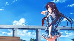 Anime girls school uniforms misaki kurehito suiheisen made nan 