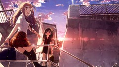 Anime girls school uniforms original characters sailor uniforms 