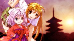 Anime girls school uniforms tenjou tenge natsume aya natsume 