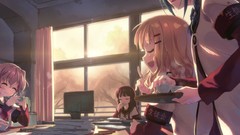 Anime girls school uniforms yuru yuri